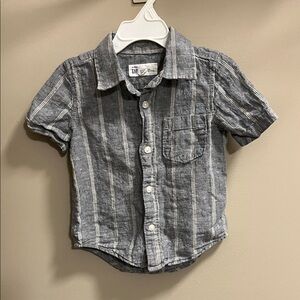 GAP Striped Button Down Shirt 2T